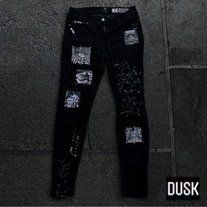 1/1 Custom Demon Flesh "Never Alone in the Nighttime"
Faded Black Skinny Jeans